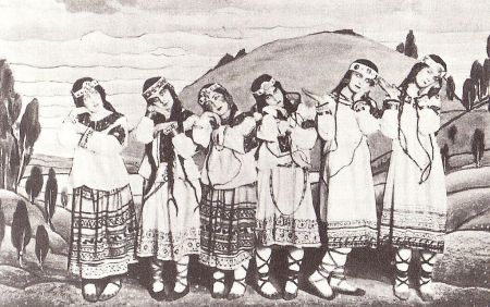 Rite of Spring Original Dancers and Costumes 1913